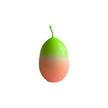 Eierkerze Dip Eye Handgefärbt Osterdeko Neonlook