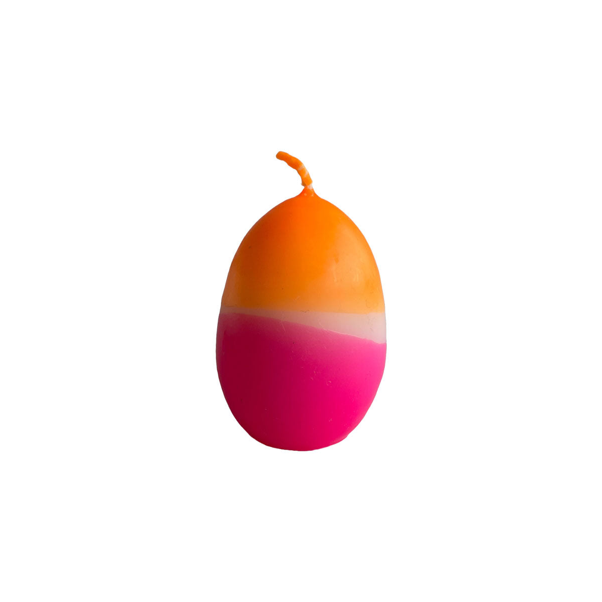 Eierkerze Dip Eye Handgefärbt Osterdeko Neonlook